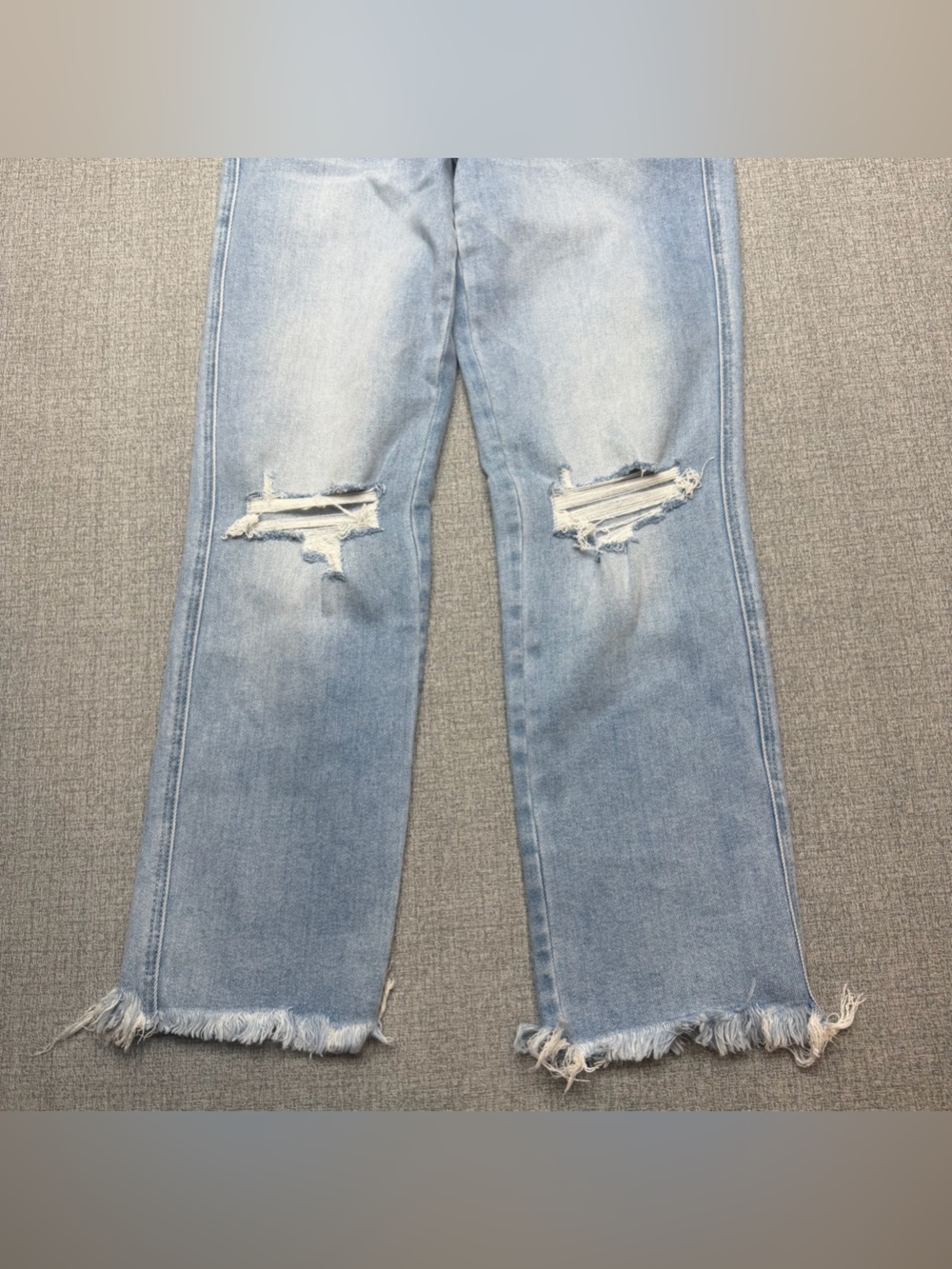 Flying Monkey Mid Rise Cropped Straight Jeans - Picture 7 of 12